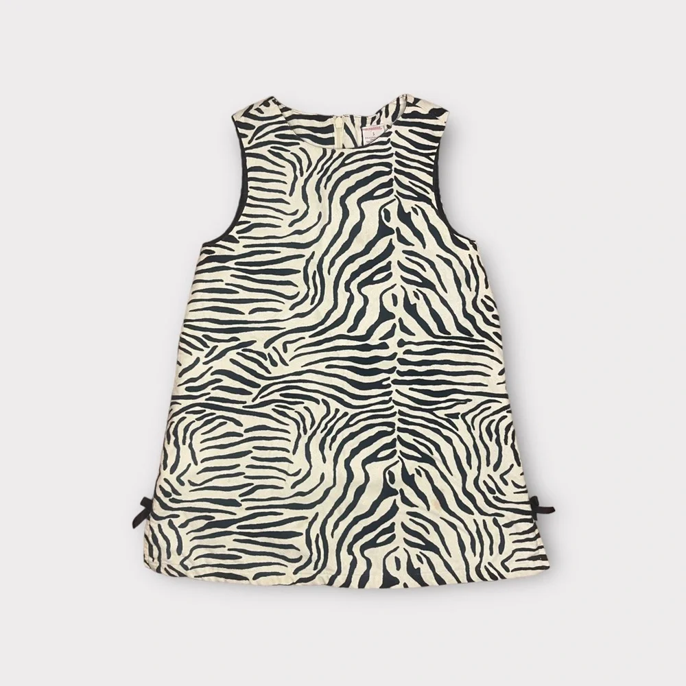 Gymboree Vintage 2003 Zebra Animal Print Sleeveless Dress